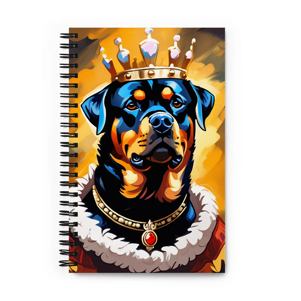 PugMug Custom Rottweiler Spiral Notebook