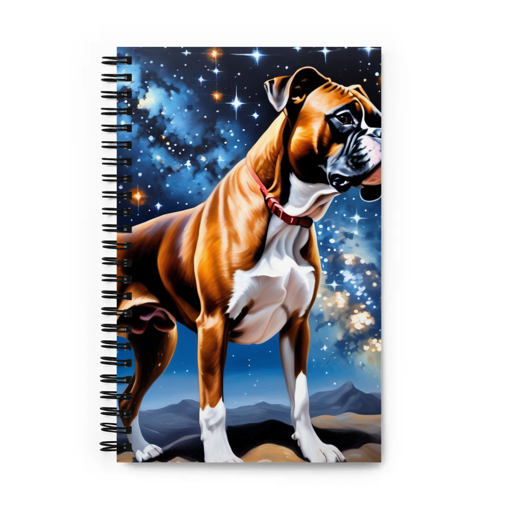 PugMug Custom Boxer Dog Spiral Notebook