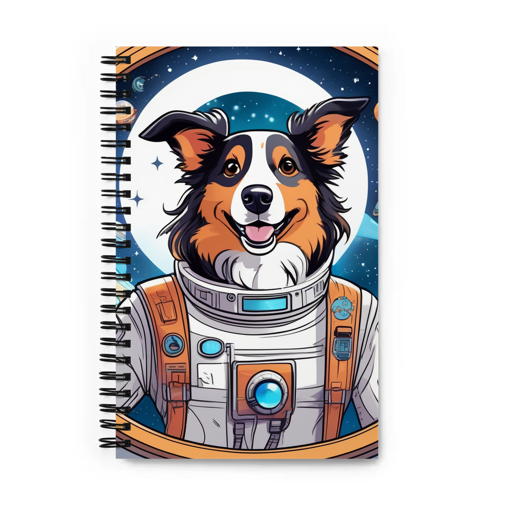 PugMug Custom Collie Spiral Notebook