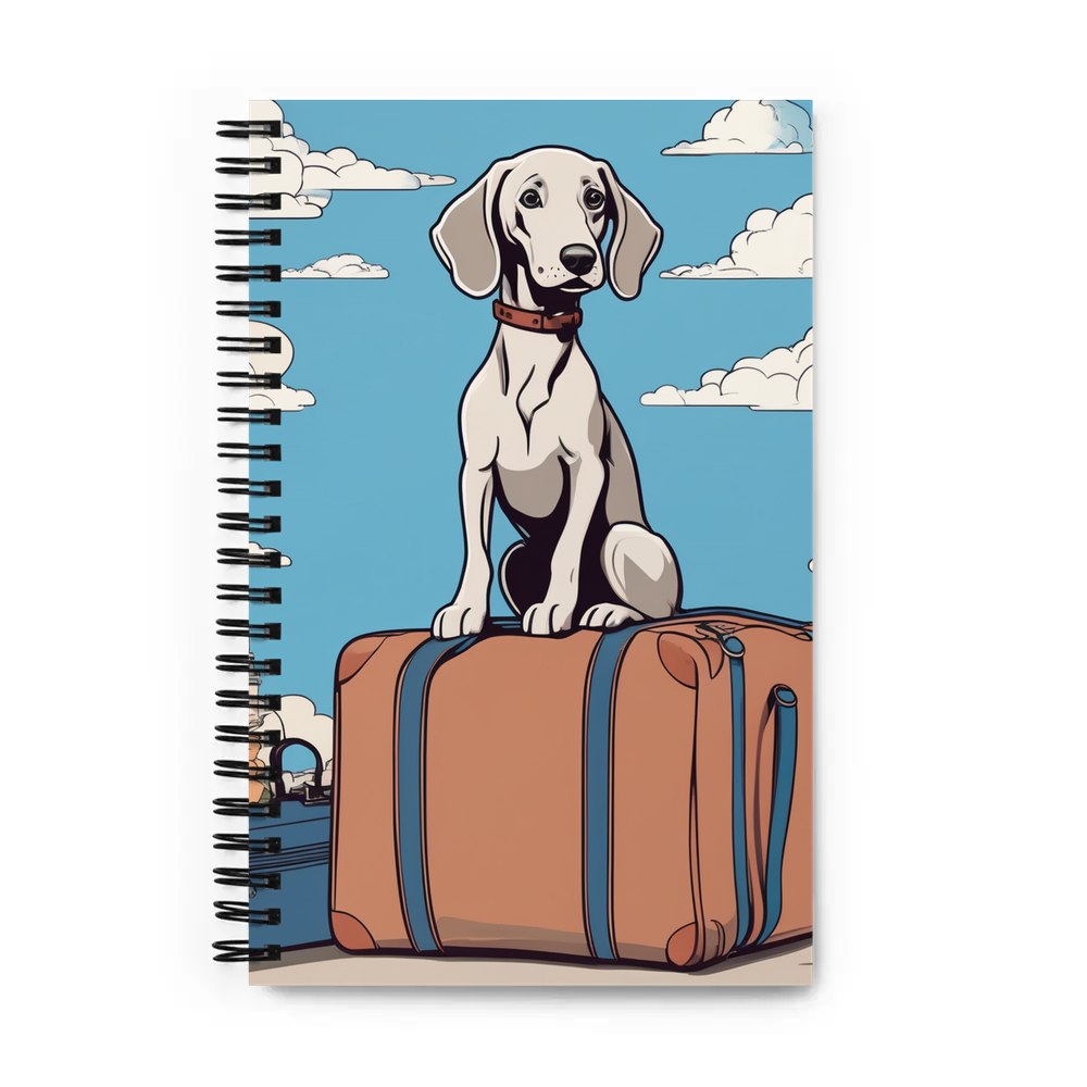 PugMug Custom Weimaraner Spiral Notebook