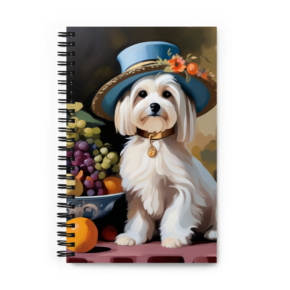 PugMug Custom White Havanese Dog Spiral Notebook