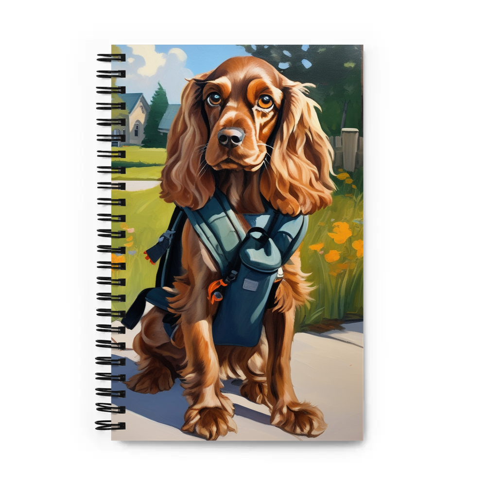 PugMug Custom English Cocker Spaniel Spiral Notebook