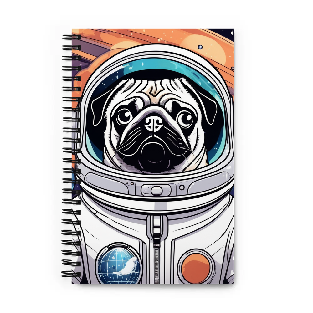 PugMug Custom Pug Spiral Notebook