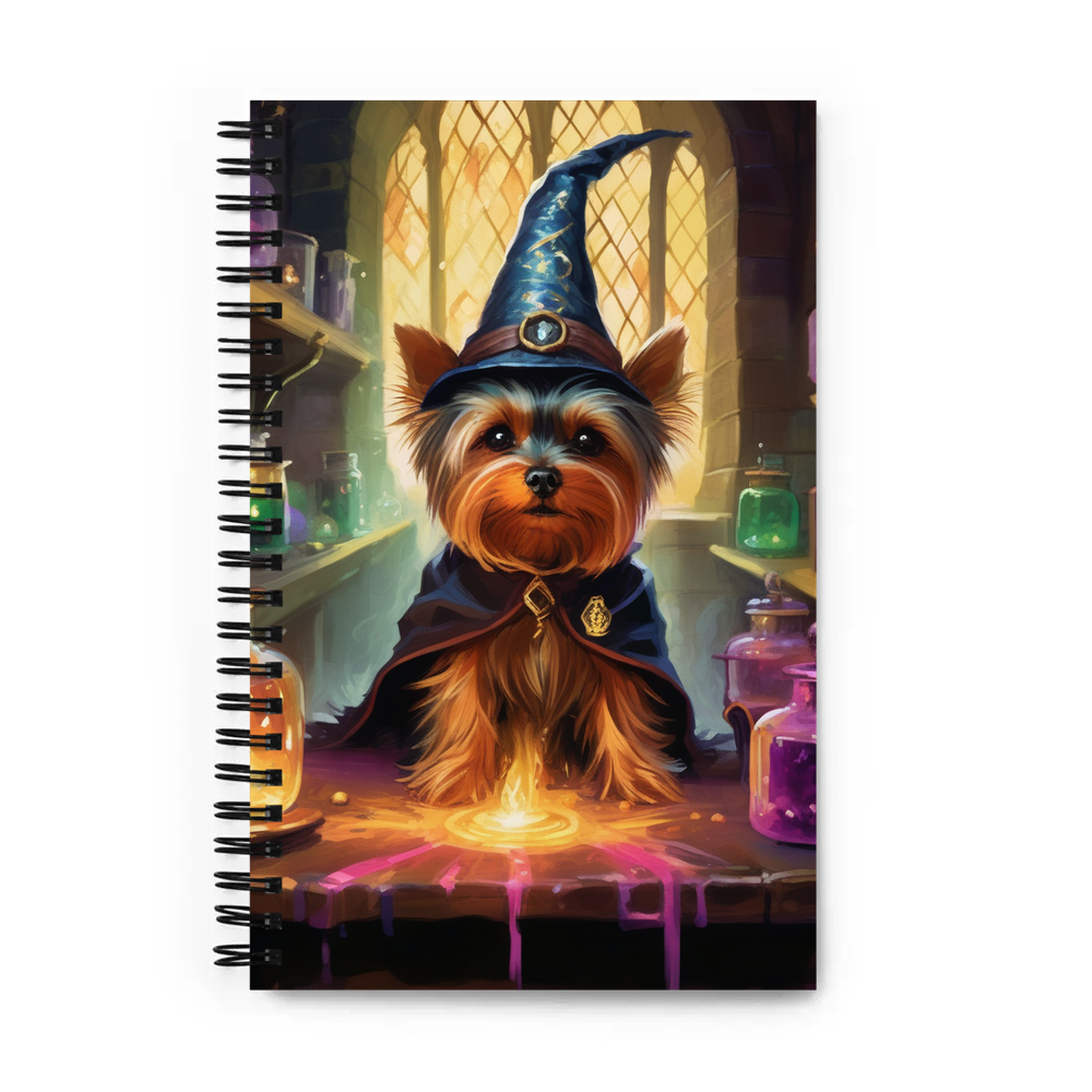 PugMug Custom Yorkshire Terrier Spiral Notebook
