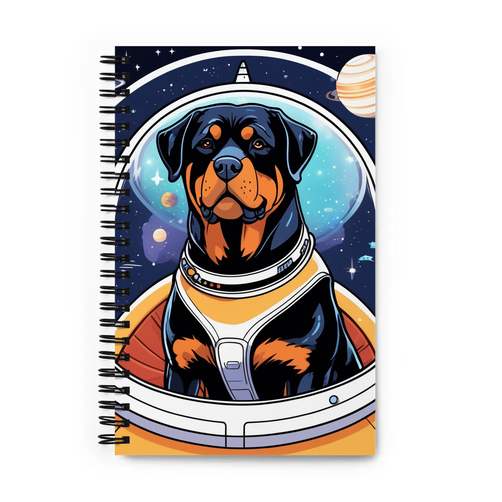 PugMug Custom Rottweiler Spiral Notebook