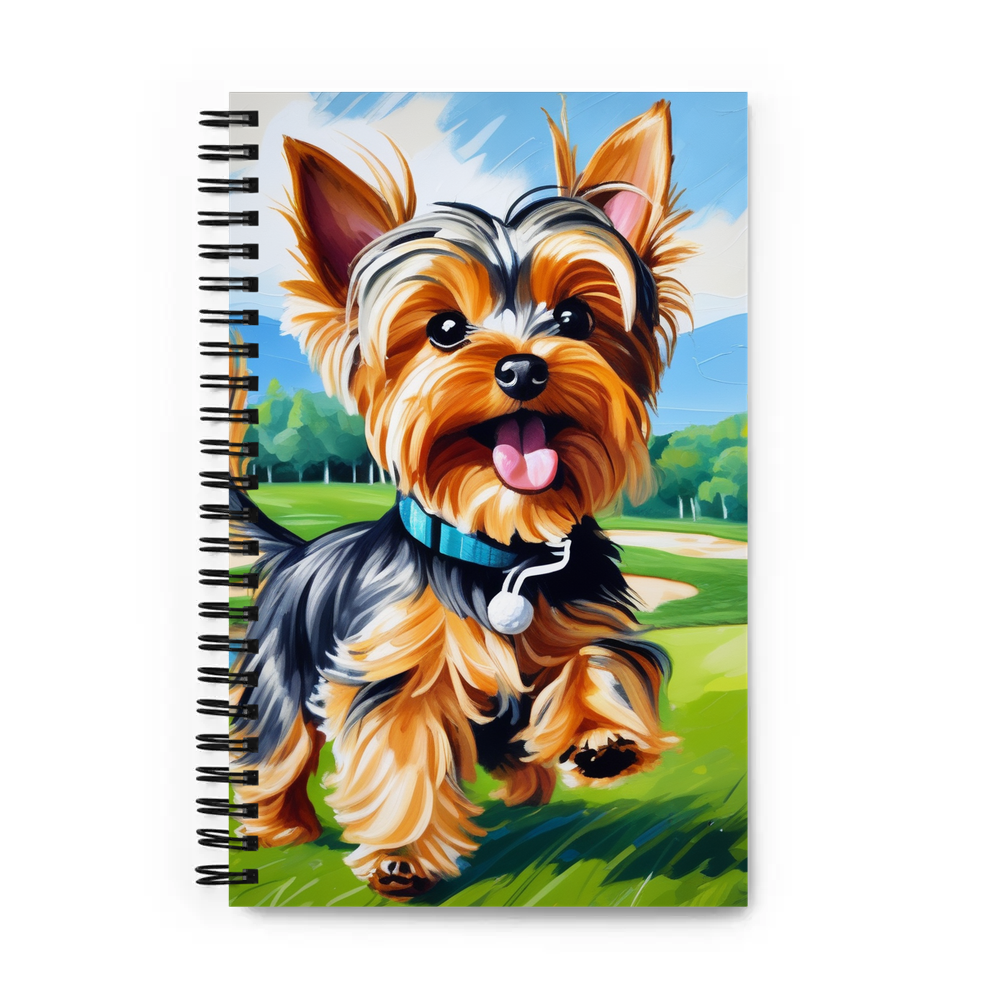 PugMug Custom Yorkshire Terrier Spiral Notebook