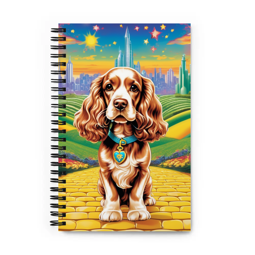 PugMug Custom Cocker Spaniel Spiral Notebook