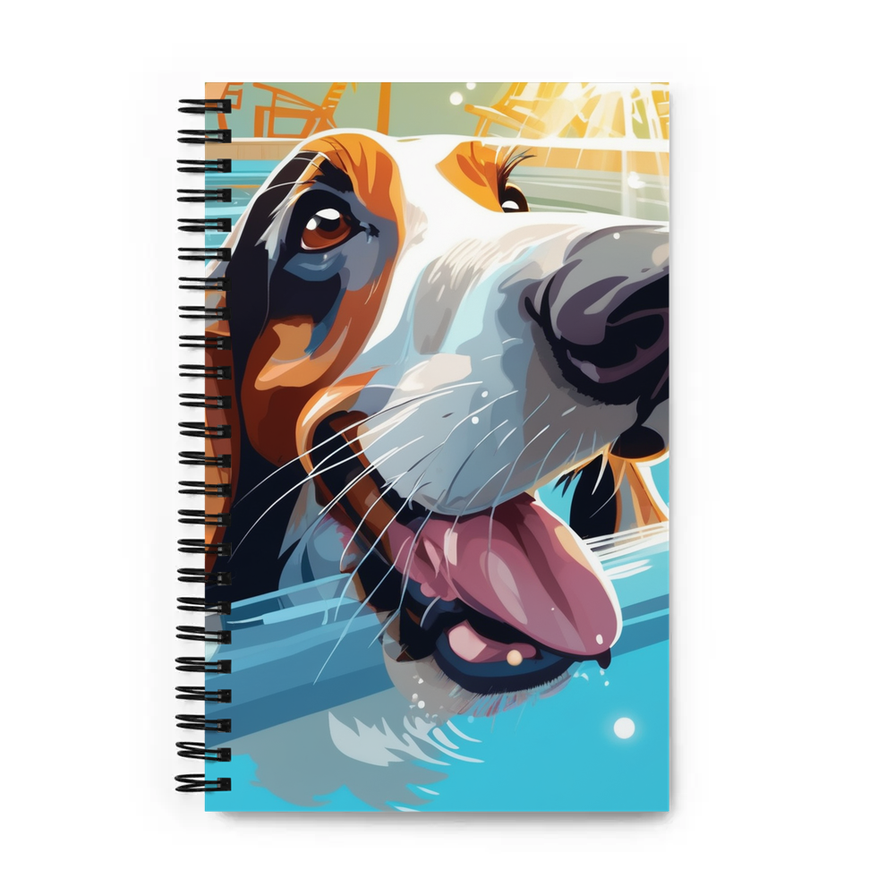 PugMug Custom Basset Hound Spiral Notebook