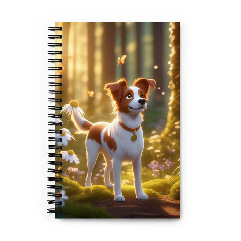 PugMug Custom Brittany Dog Spiral Notebook