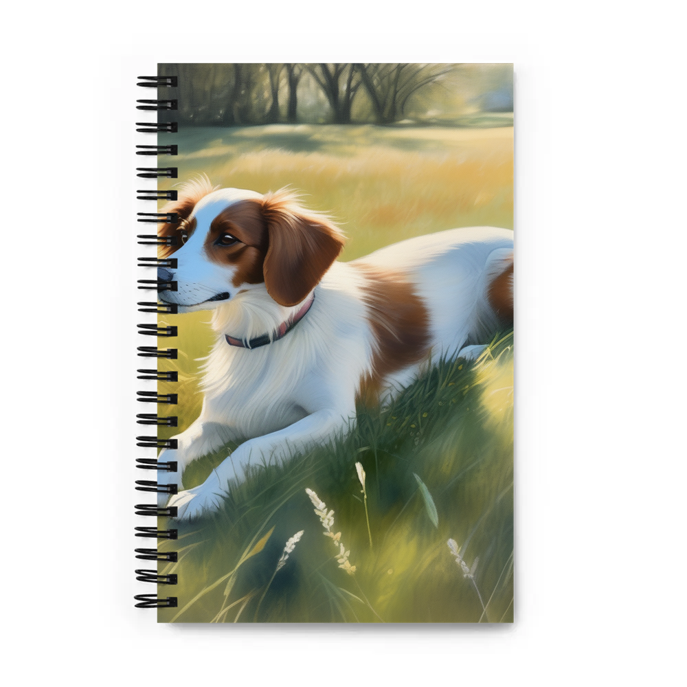 PugMug Custom Brittany Dog Spiral Notebook
