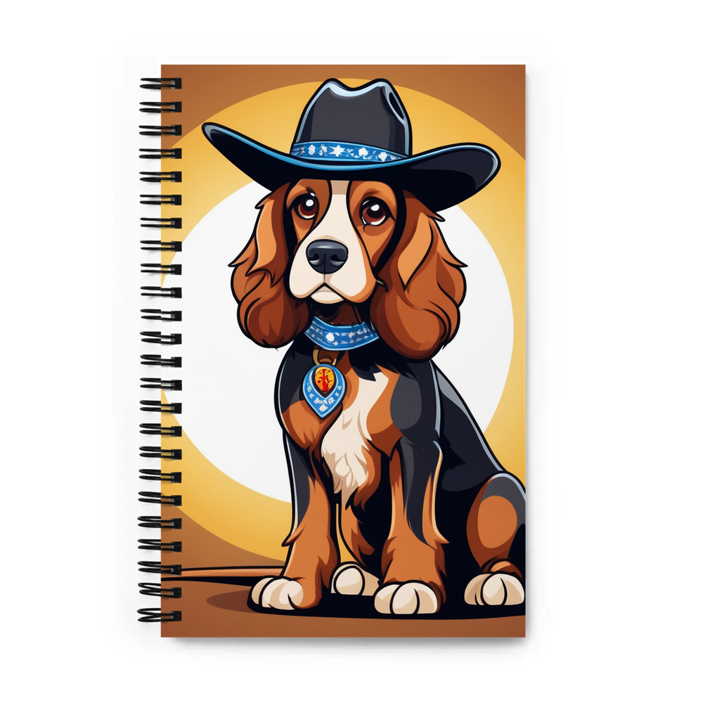 PugMug Custom English Cocker Spaniel Spiral Notebook