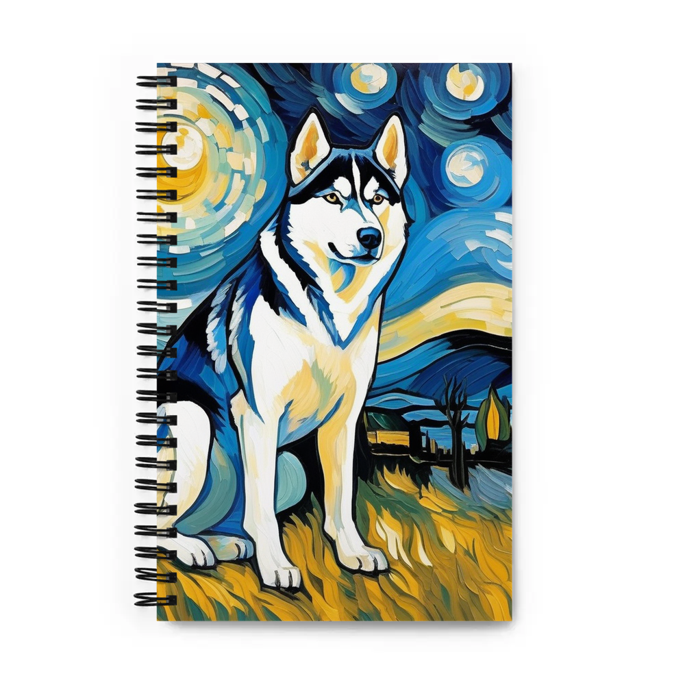 PugMug Custom Siberian Husky Spiral Notebook