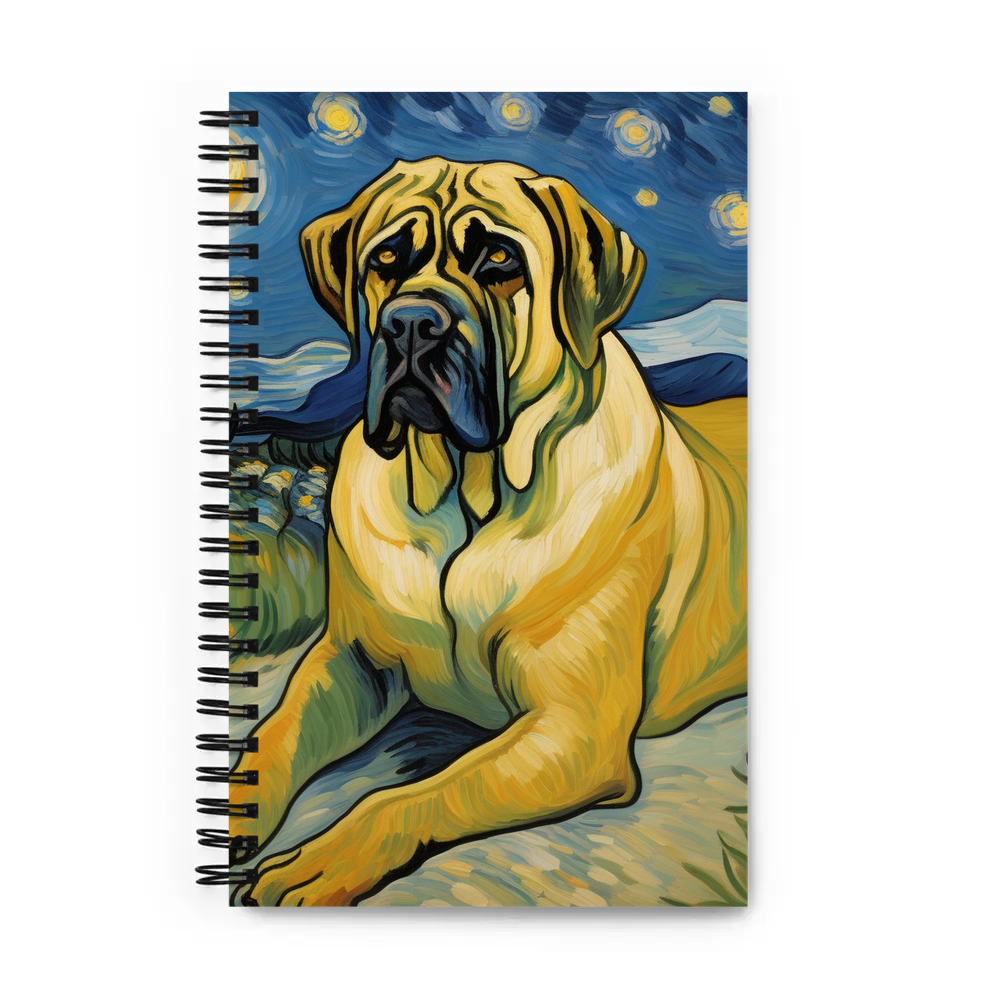 PugMug Custom Mastiff Spiral Notebook