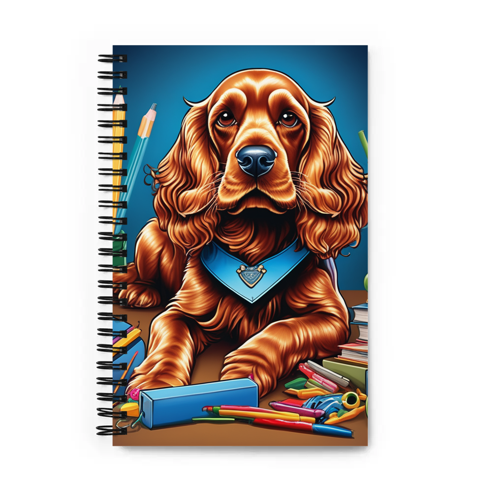 PugMug Custom English Cocker Spaniel Spiral Notebook