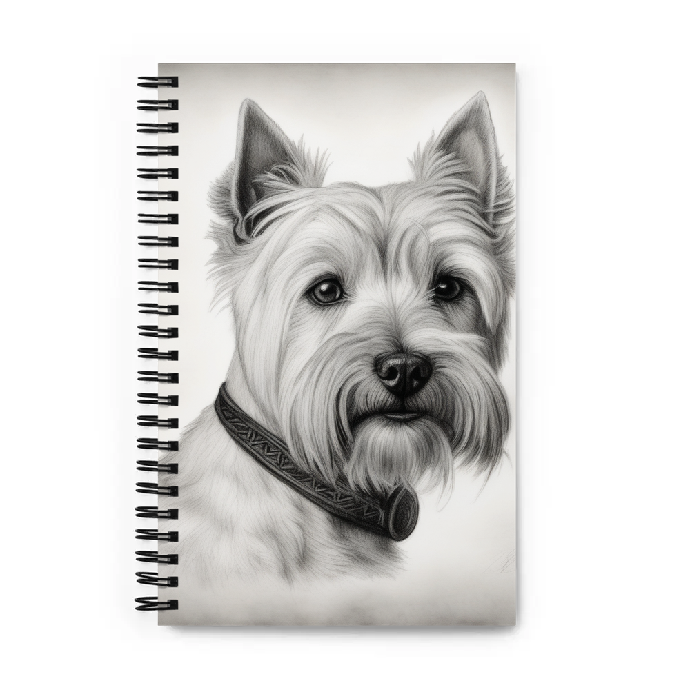 PugMug Custom West Highland White Terrier Spiral Notebook