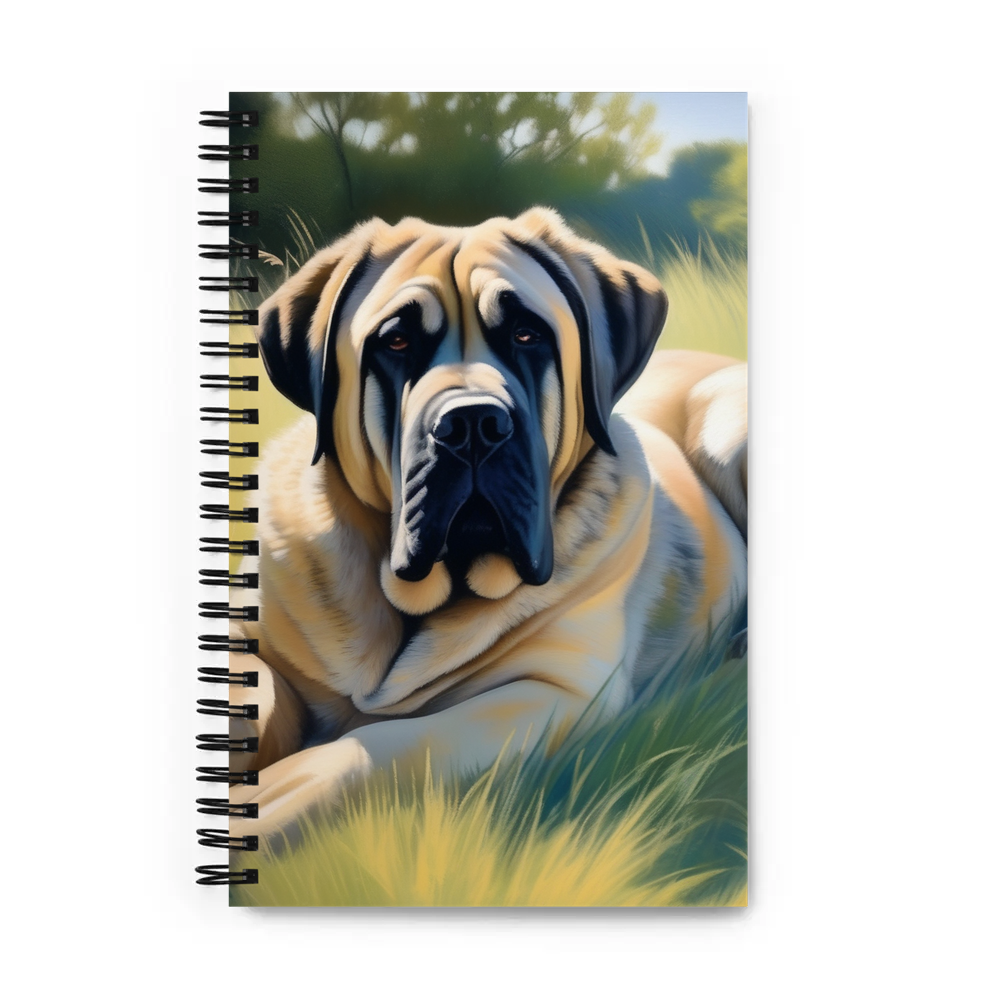 PugMug Custom Mastiff Spiral Notebook