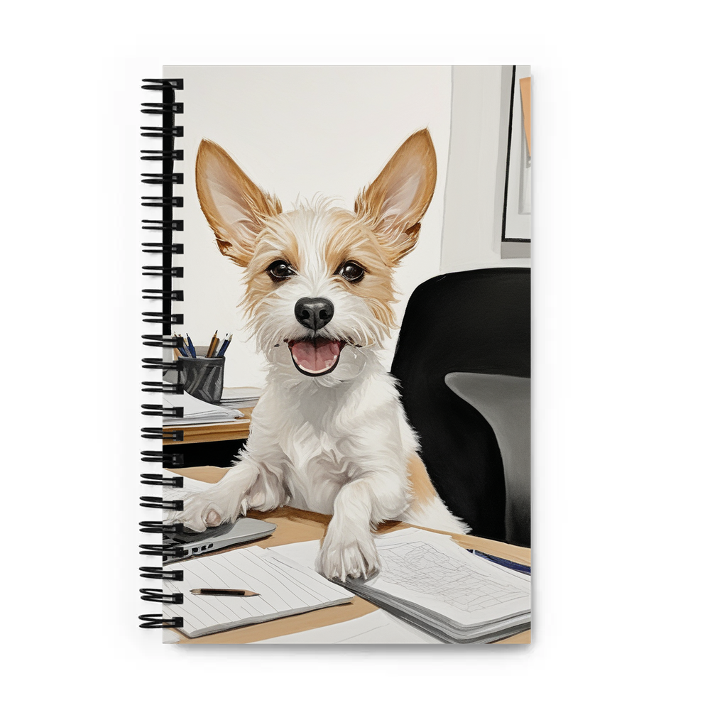 PugMug Custom Luna Spiral Notebook