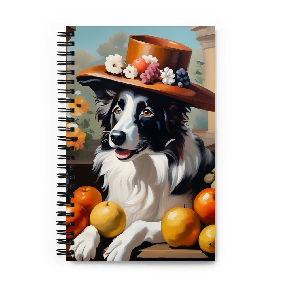 PugMug Custom Border Collie Spiral Notebook