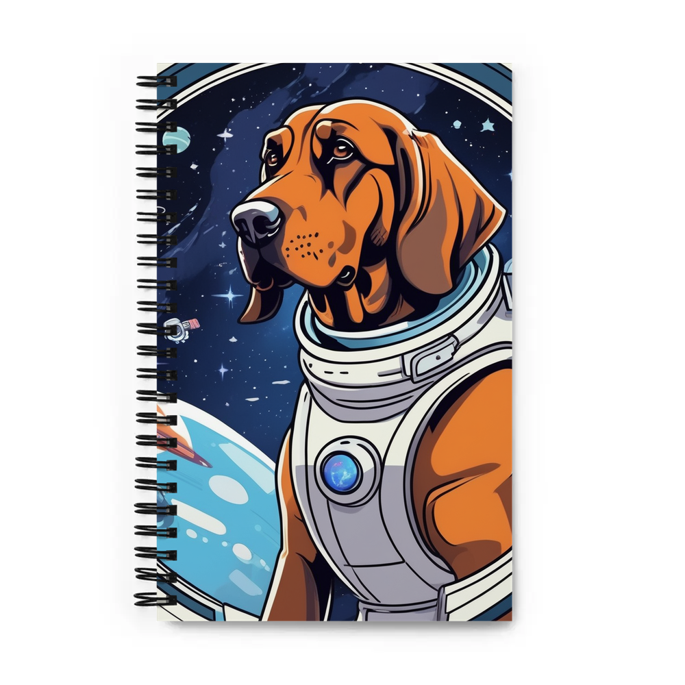 PugMug Custom Bloodhound Spiral Notebook