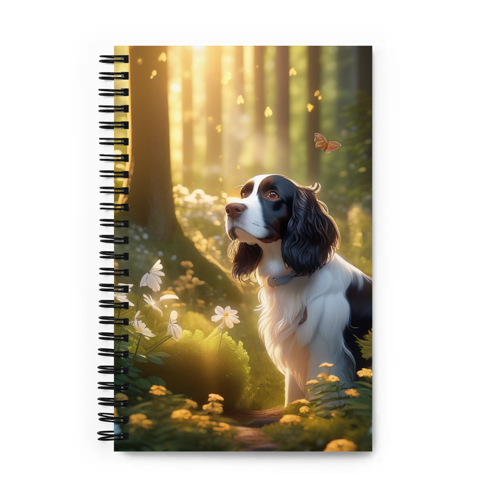 PugMug Custom English Springer Spaniel Spiral Notebook