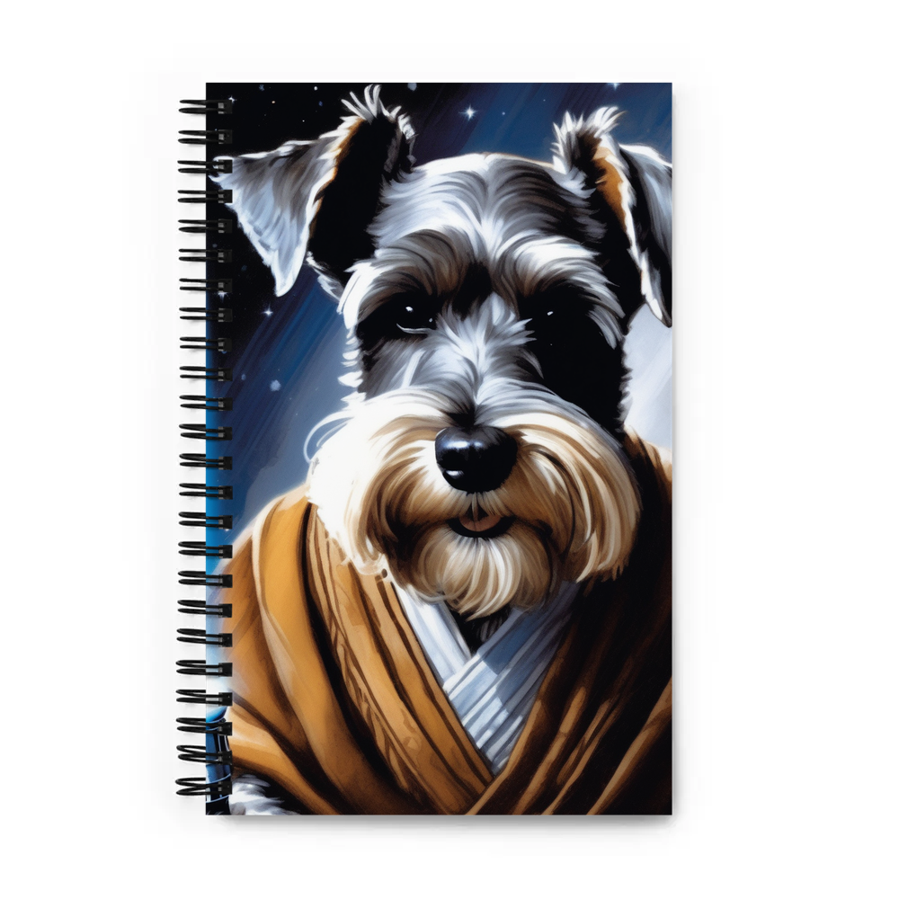 PugMug Custom Miniature Schnauzer Spiral Notebook
