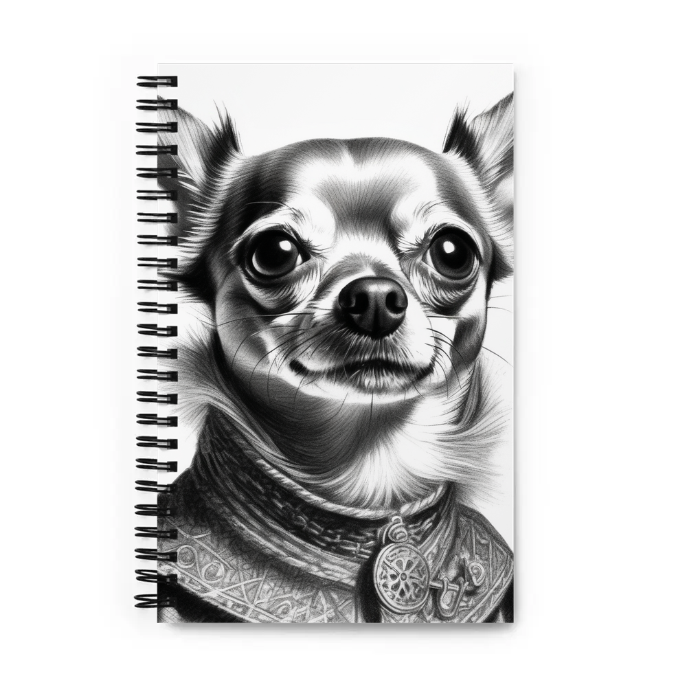 PugMug Custom Chihuahua Spiral Notebook