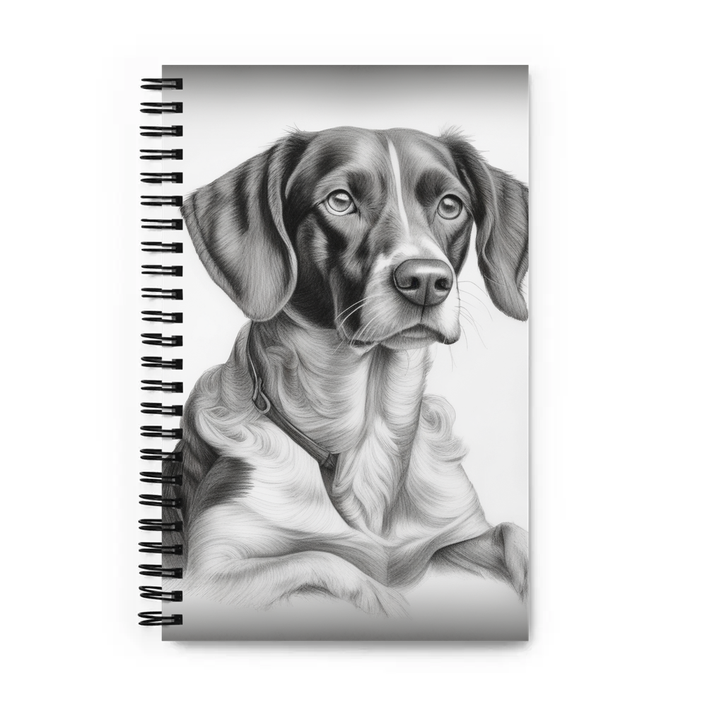 PugMug Custom Brittany Dog Spiral Notebook