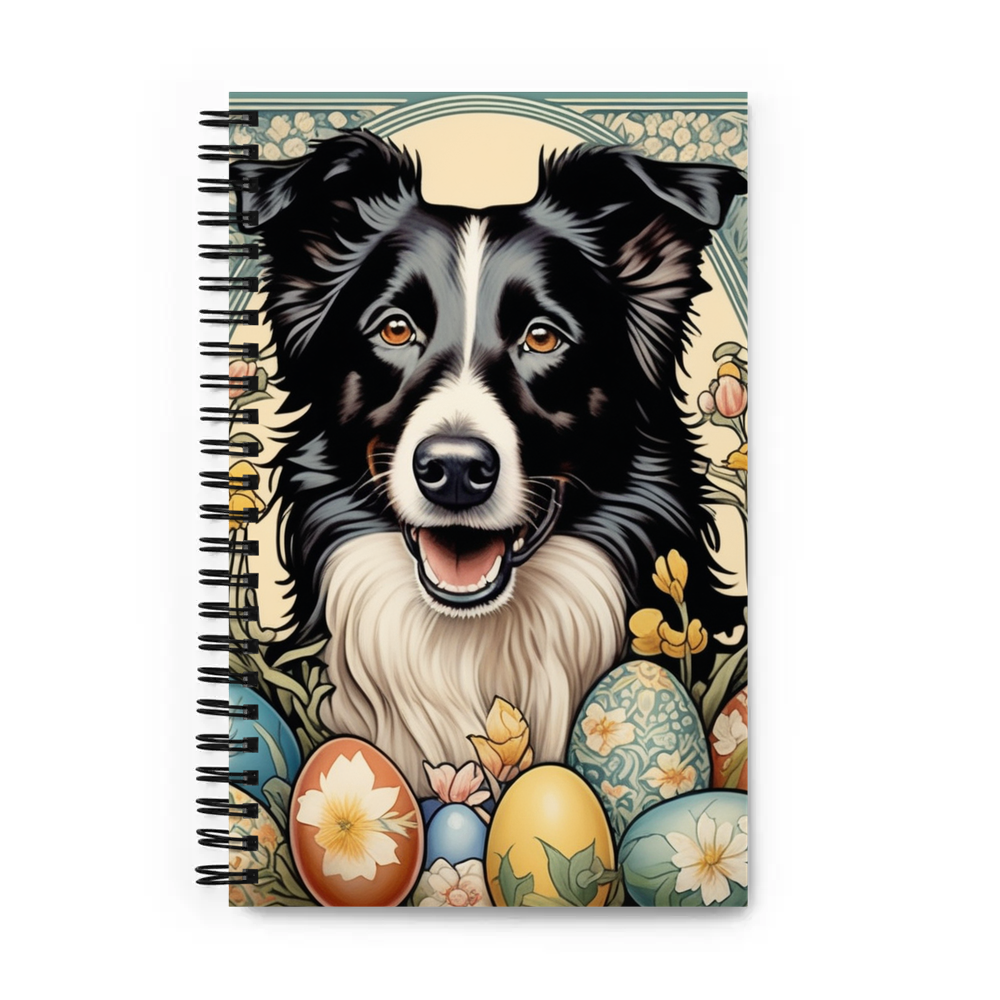 PugMug Custom Border Collie Spiral Notebook