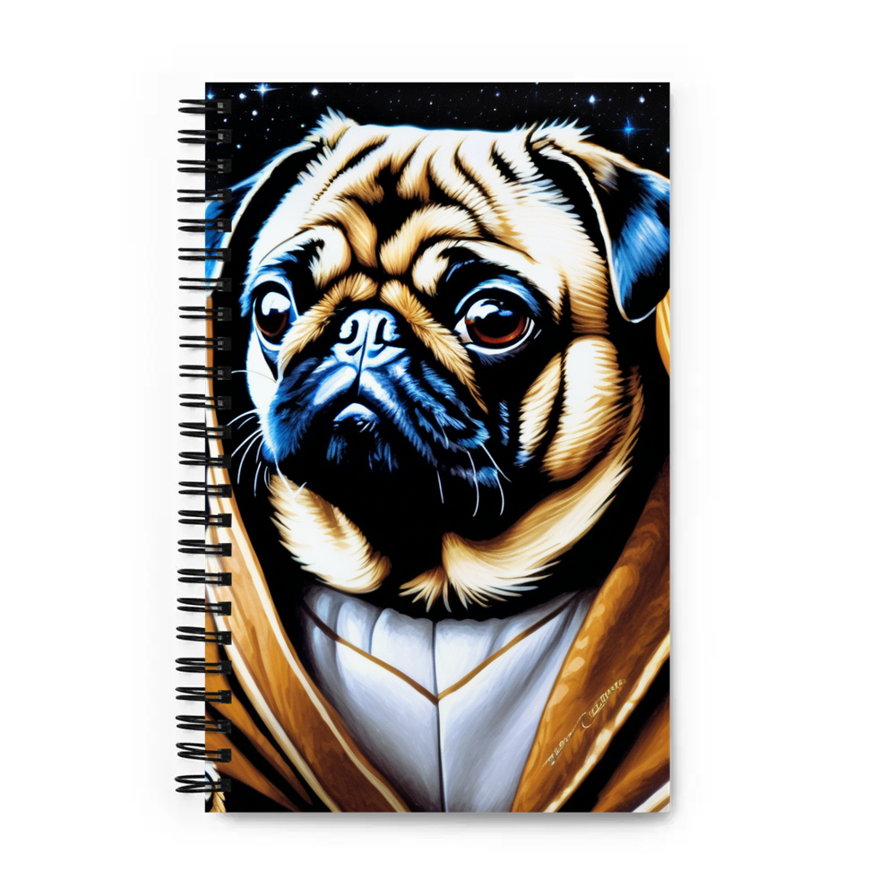 PugMug Custom Pug Spiral Notebook