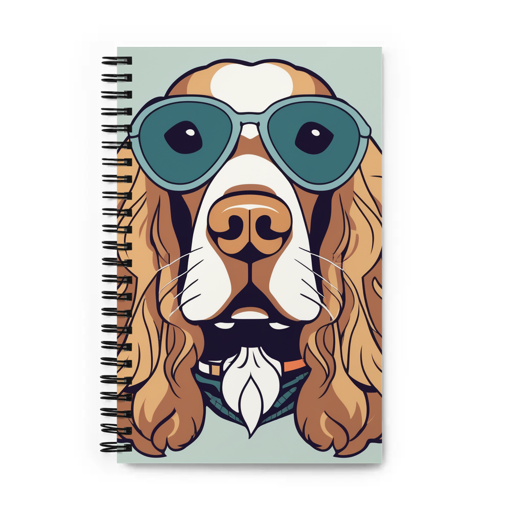 PugMug Custom English Cocker Spaniel Spiral Notebook