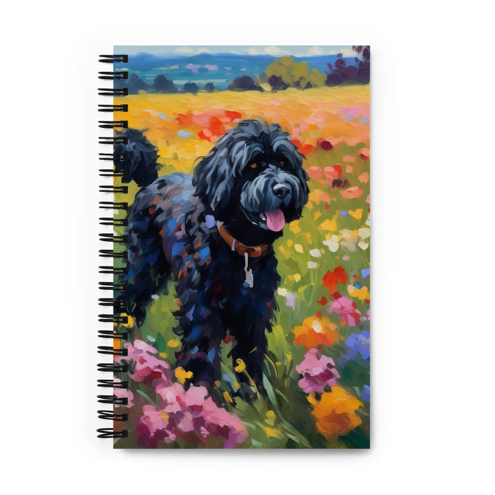 PugMug Custom Portuguese Water Dog Spiral Notebook