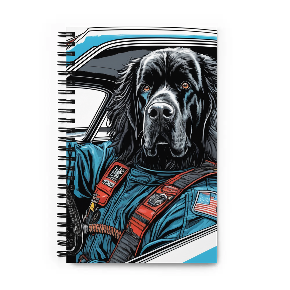 PugMug Custom Newfoundland Spiral Notebook