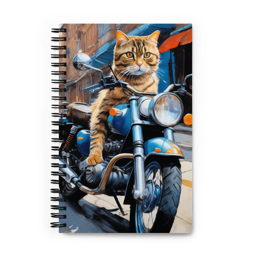 PugMug Custom Tabby Scottish Fold Cat Spiral Notebook