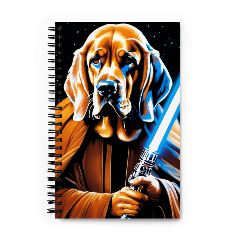PugMug Custom Bloodhound Spiral Notebook