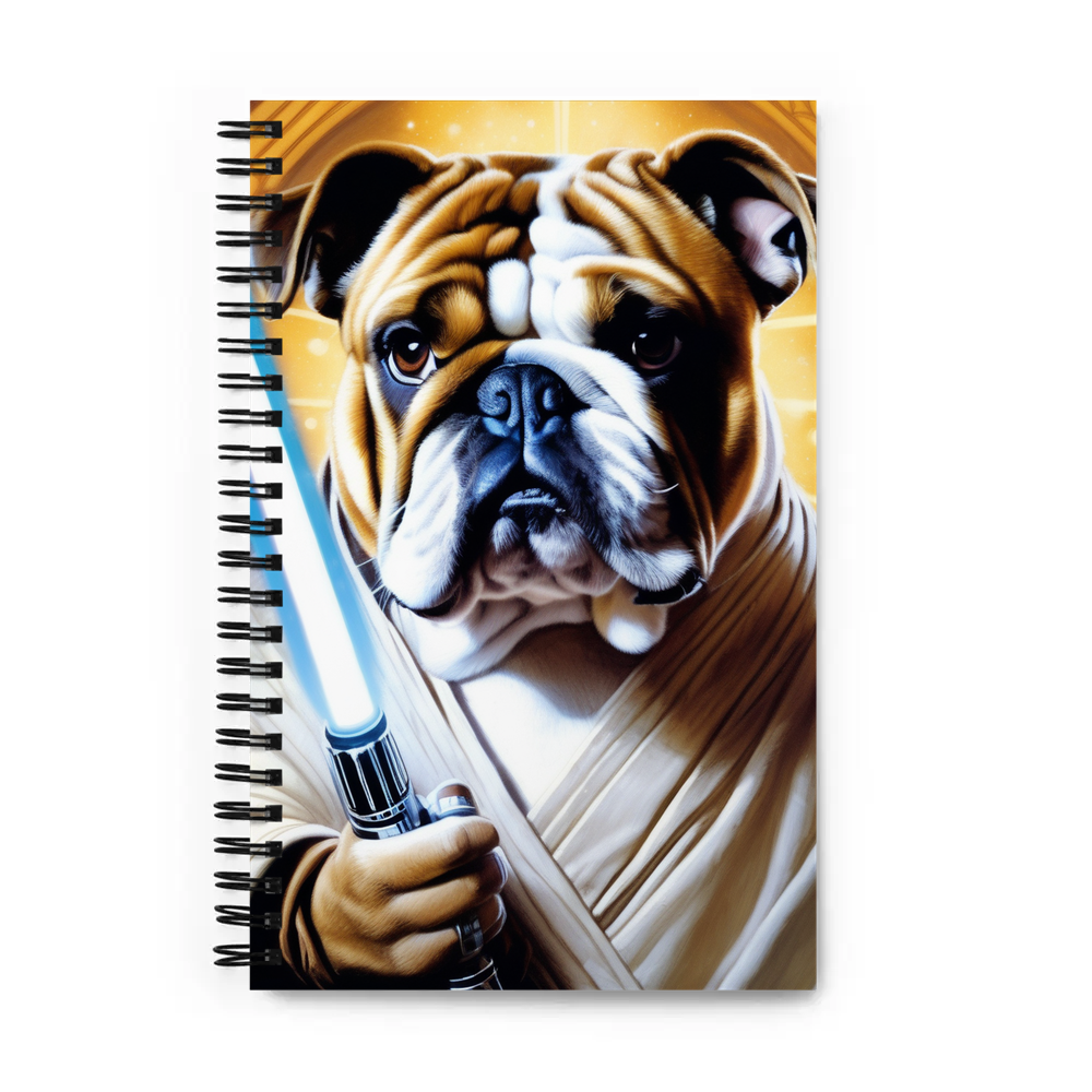 PugMug Custom Bulldog Spiral Notebook