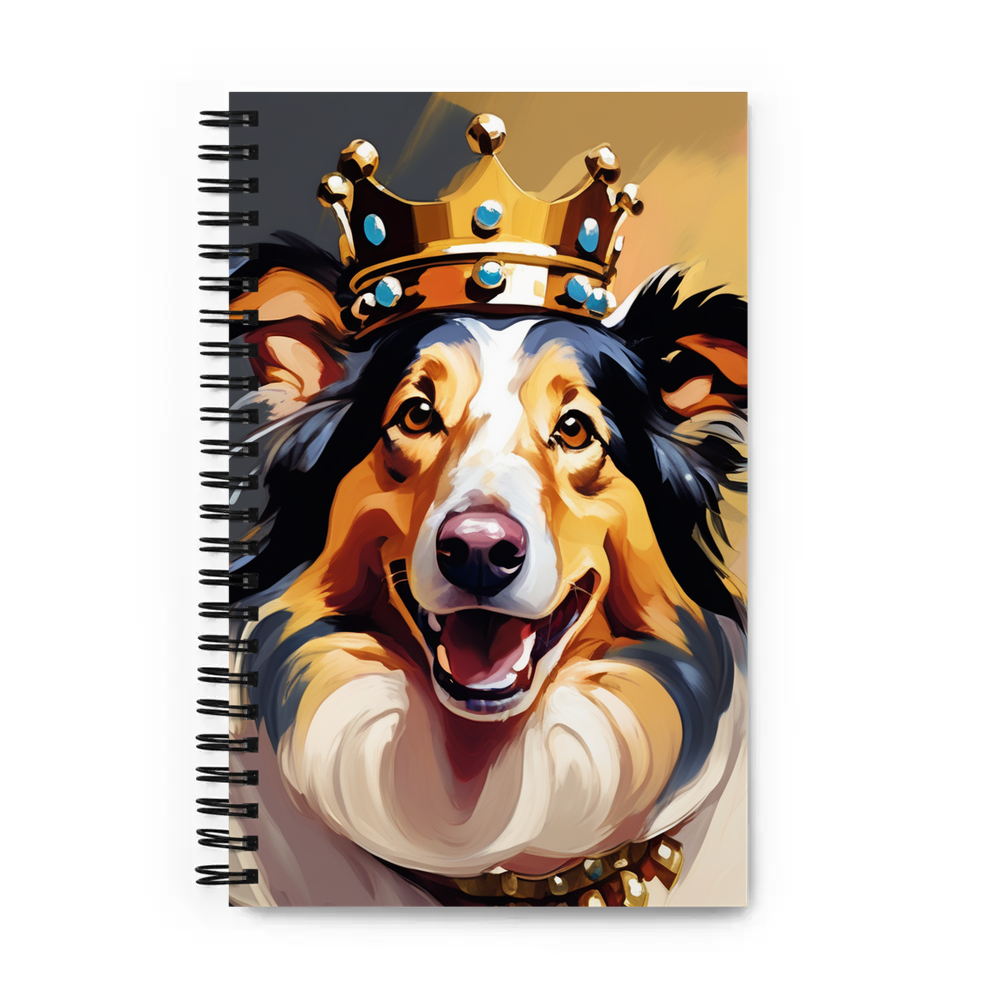 PugMug Custom Collie Spiral Notebook