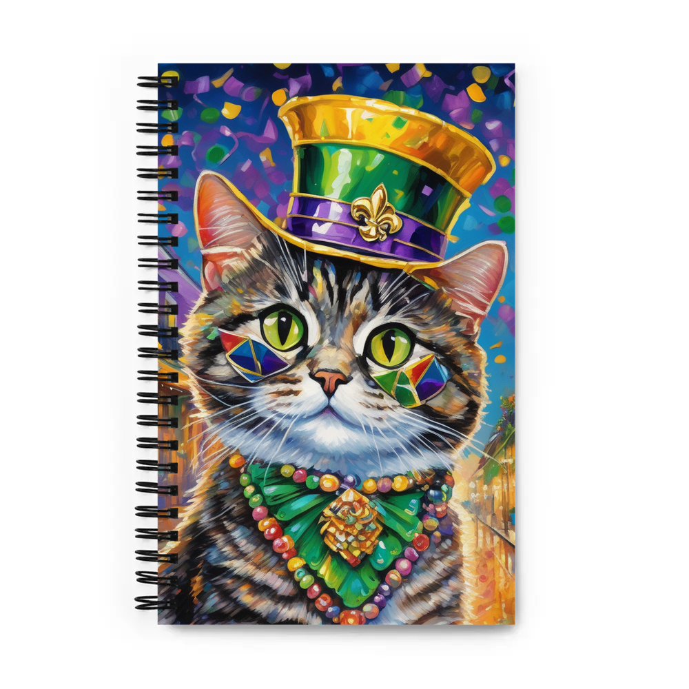 PugMug Custom Tabby Scottish Fold Cat Spiral Notebook