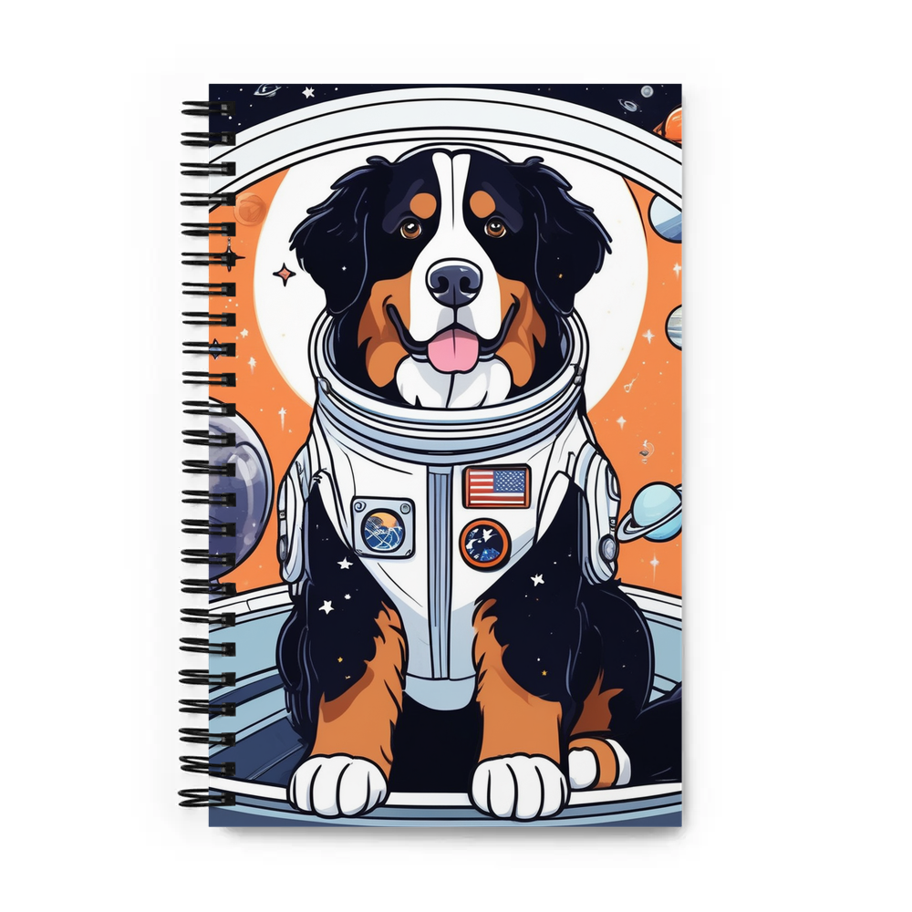 PugMug Custom Bernese Mountain Dog Spiral Notebook