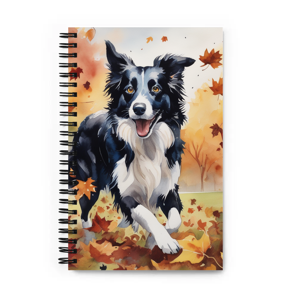 PugMug Custom Border Collie Spiral Notebook