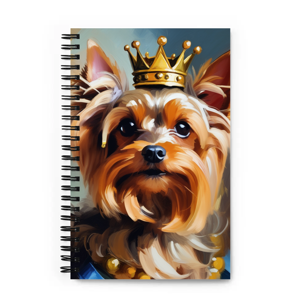 PugMug Custom Yorkshire Terrier Spiral Notebook