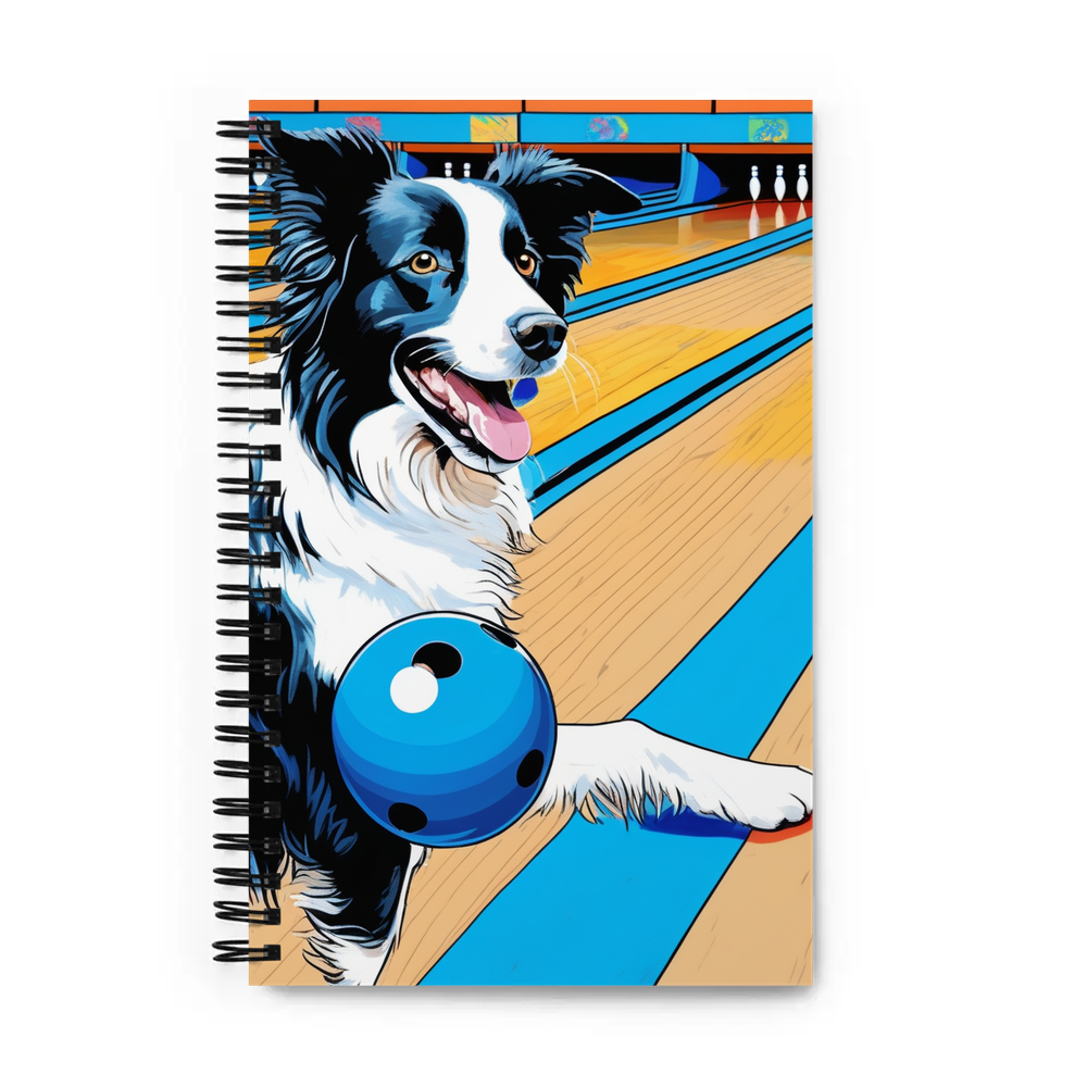 PugMug Custom Border Collie Spiral Notebook