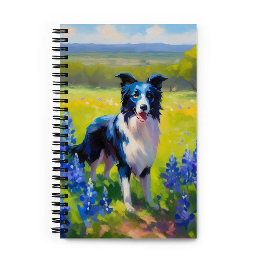 PugMug Custom Border Collie Spiral Notebook