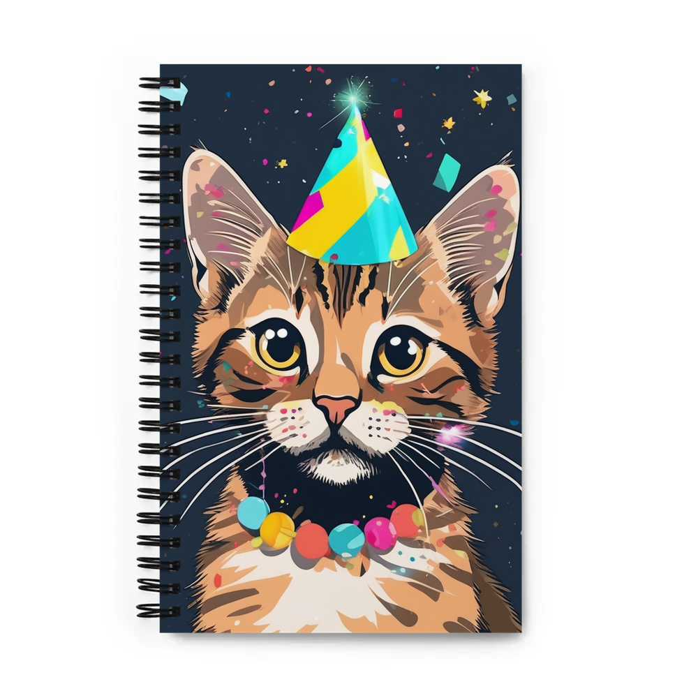 PugMug Custom Tabby Exotic Cat Spiral Notebook