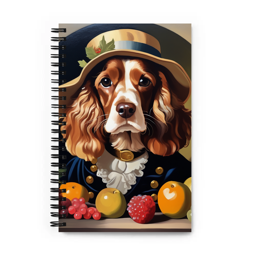 PugMug Custom Cocker Spaniel Spiral Notebook