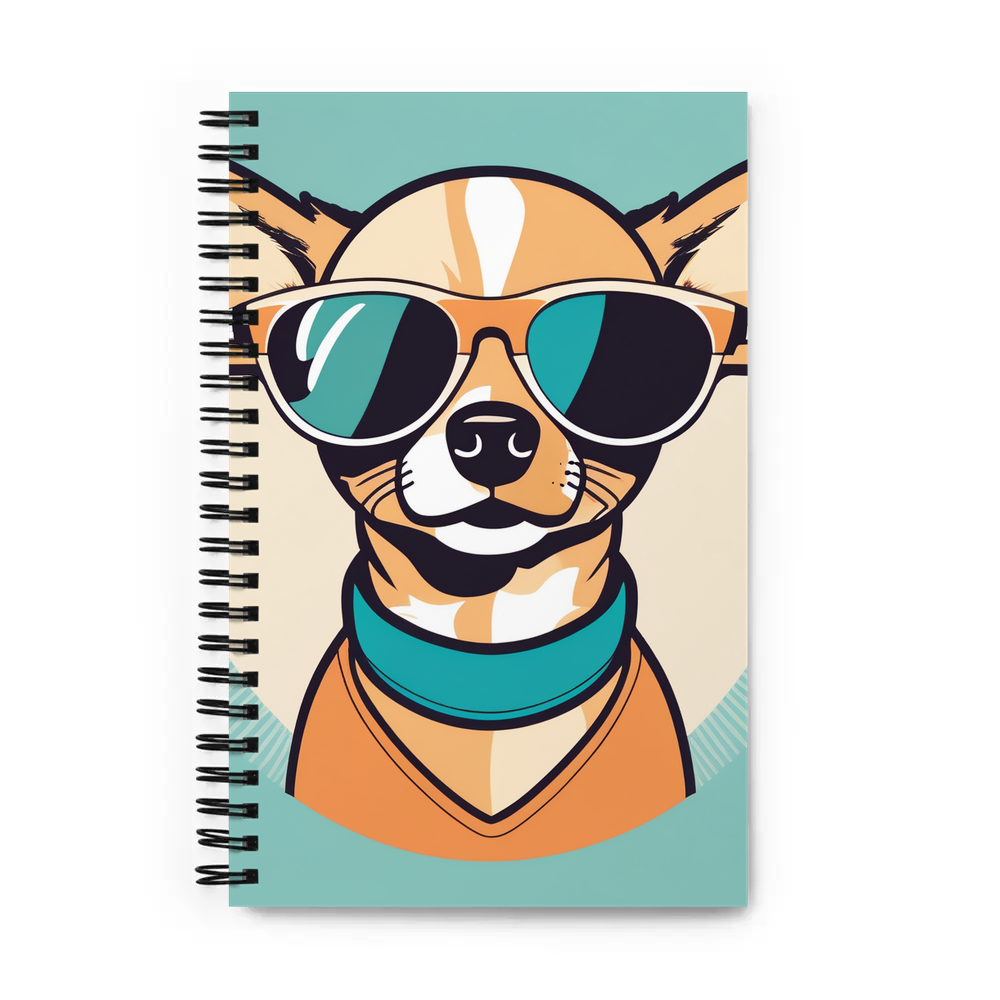 PugMug Custom Chihuahua Spiral Notebook