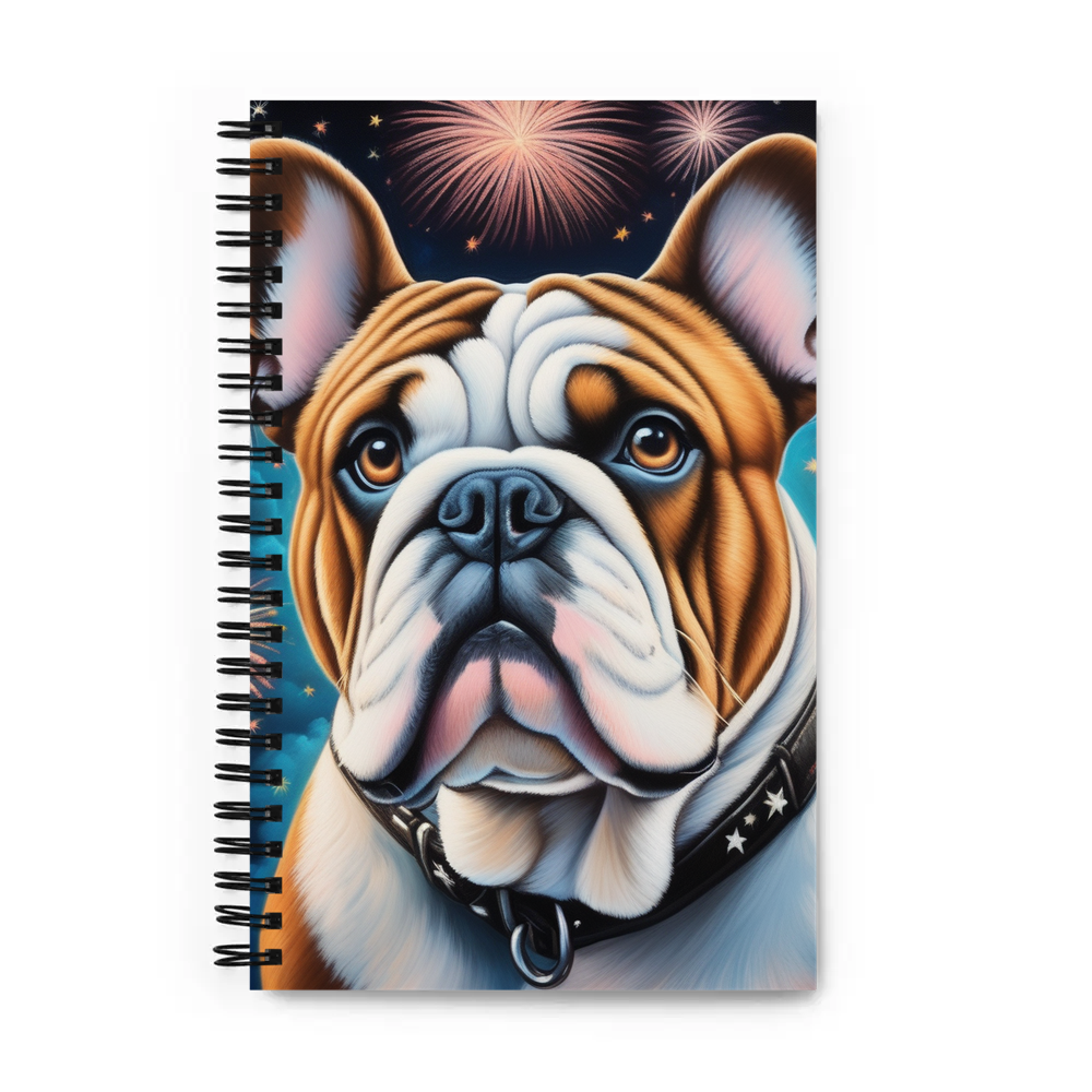 PugMug Custom Bulldog Spiral Notebook