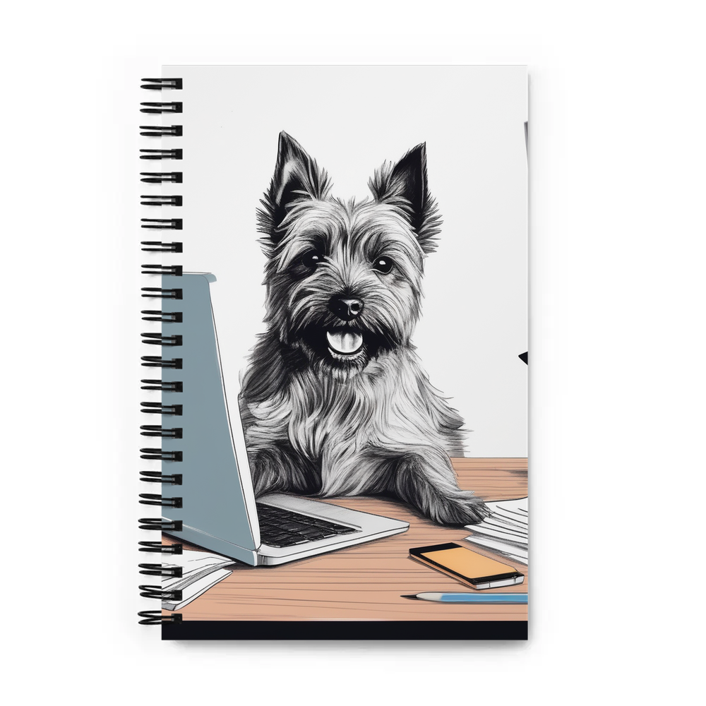 PugMug Custom Cairn Terrier Spiral Notebook