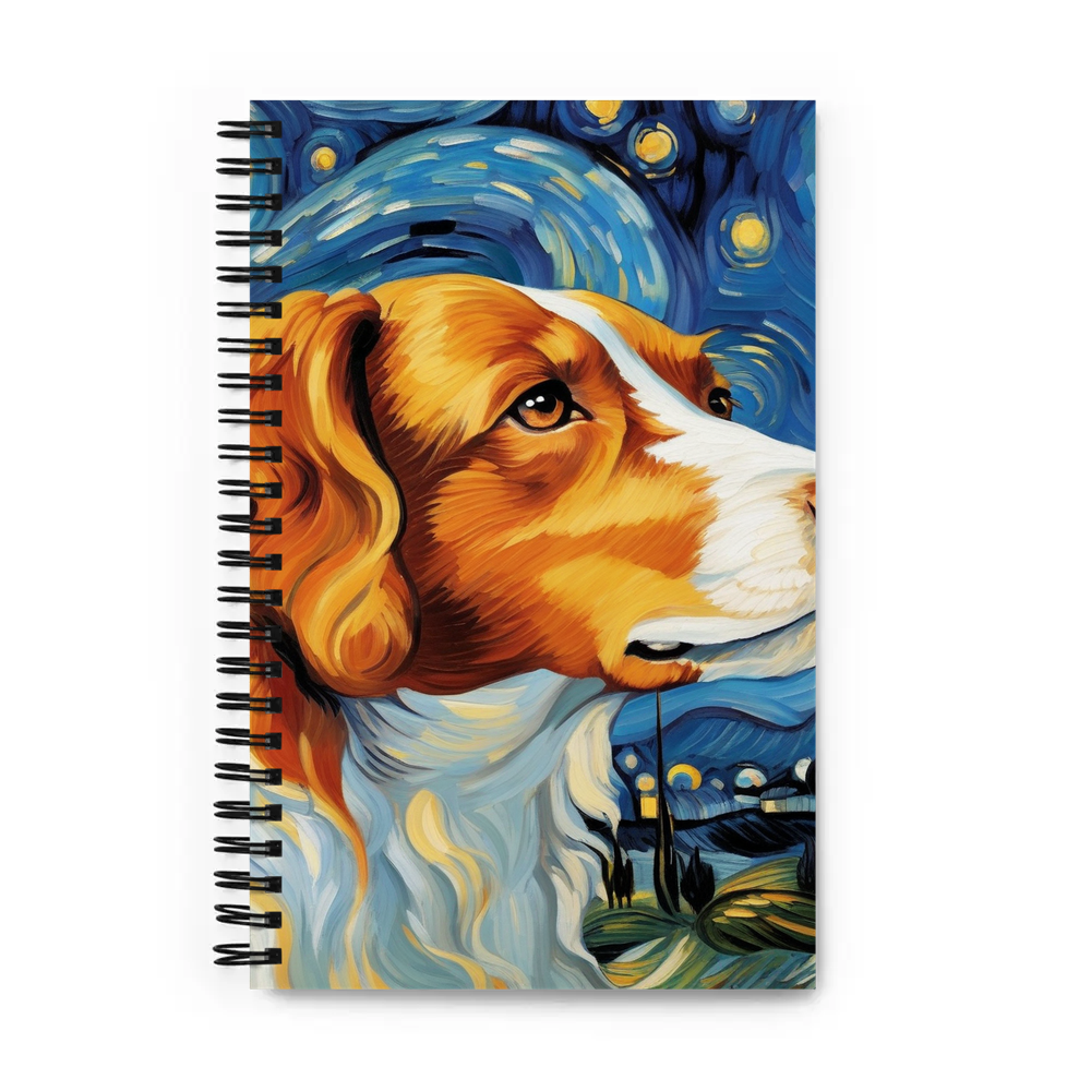 PugMug Custom Brittany Dog Spiral Notebook