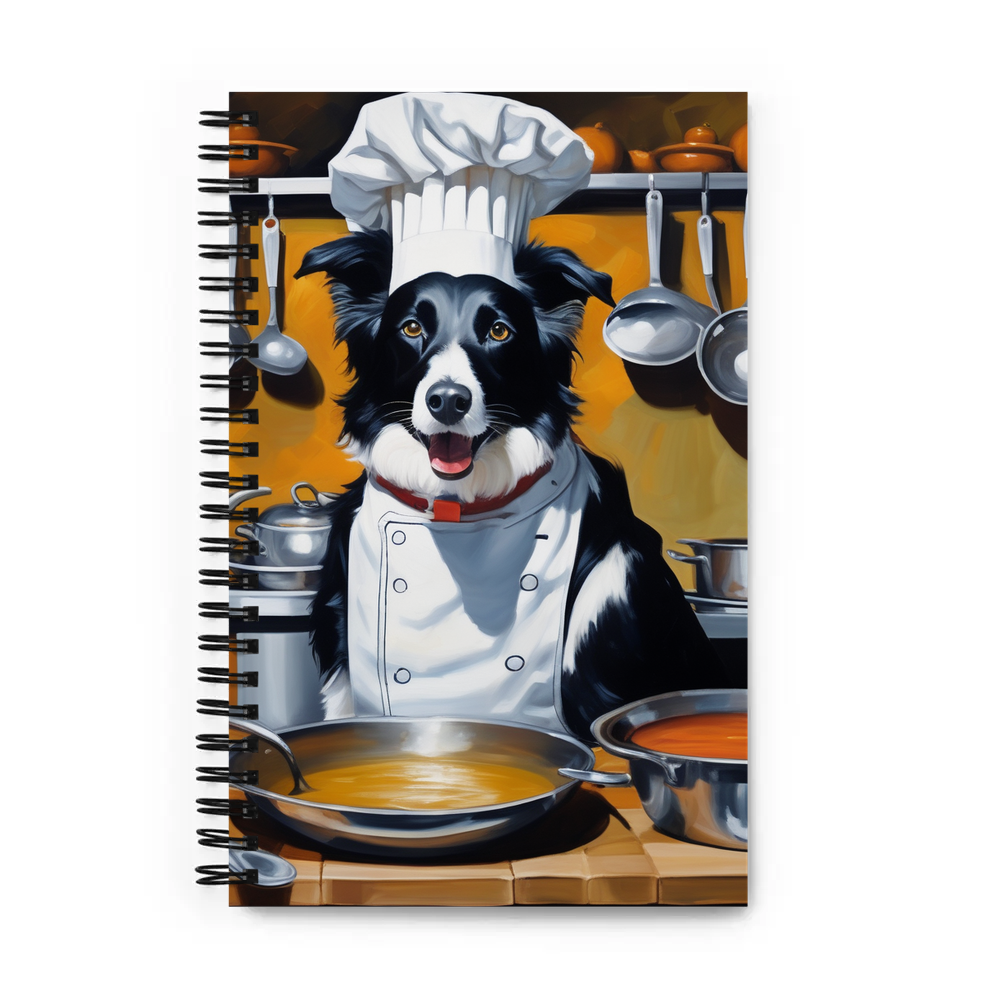 PugMug Custom Border Collie Spiral Notebook