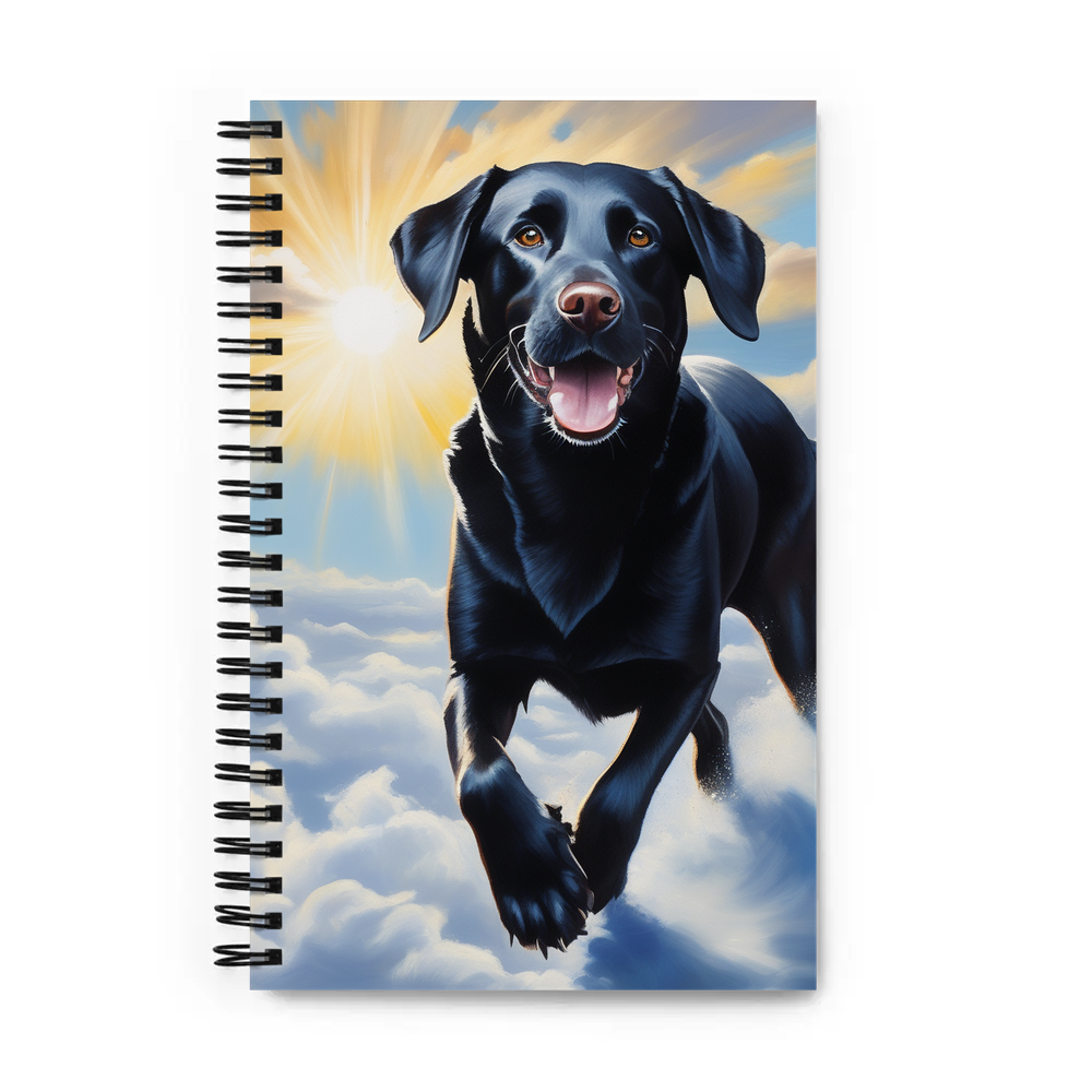 PugMug Custom Black Labrador Retriever Spiral Notebook